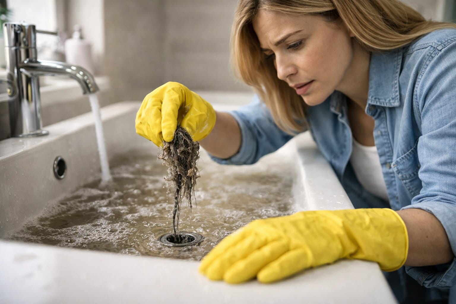 Die 10 häufigsten Ursachen für verstopfte Abflüsse