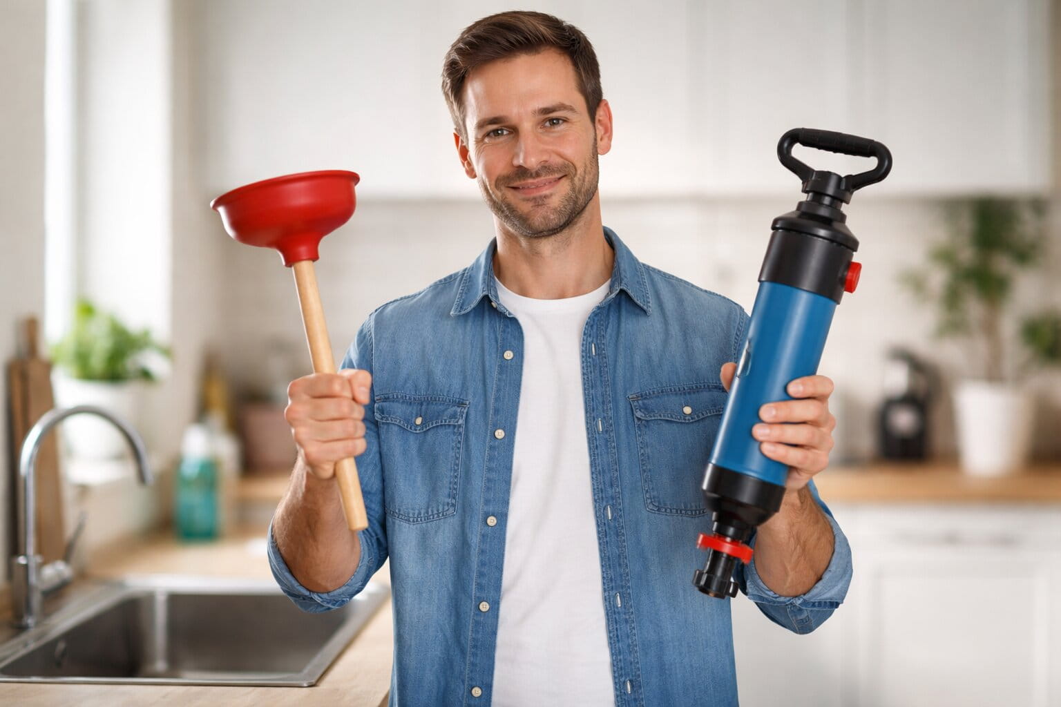 Pümpel vs. Profi-Saug-Druckreiniger